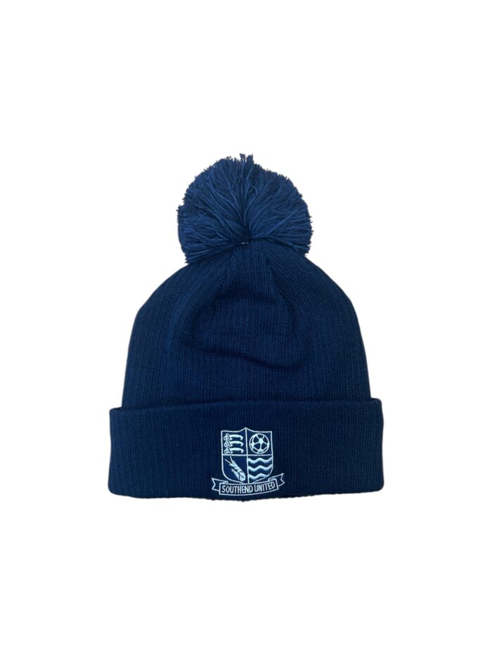 SFC25 Navy Bobble Beanie